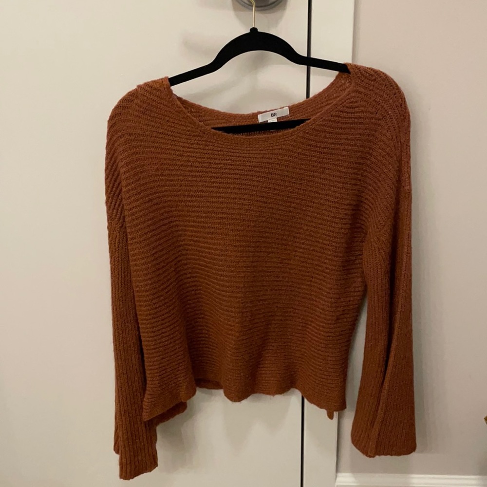 Bell sleeve sweater